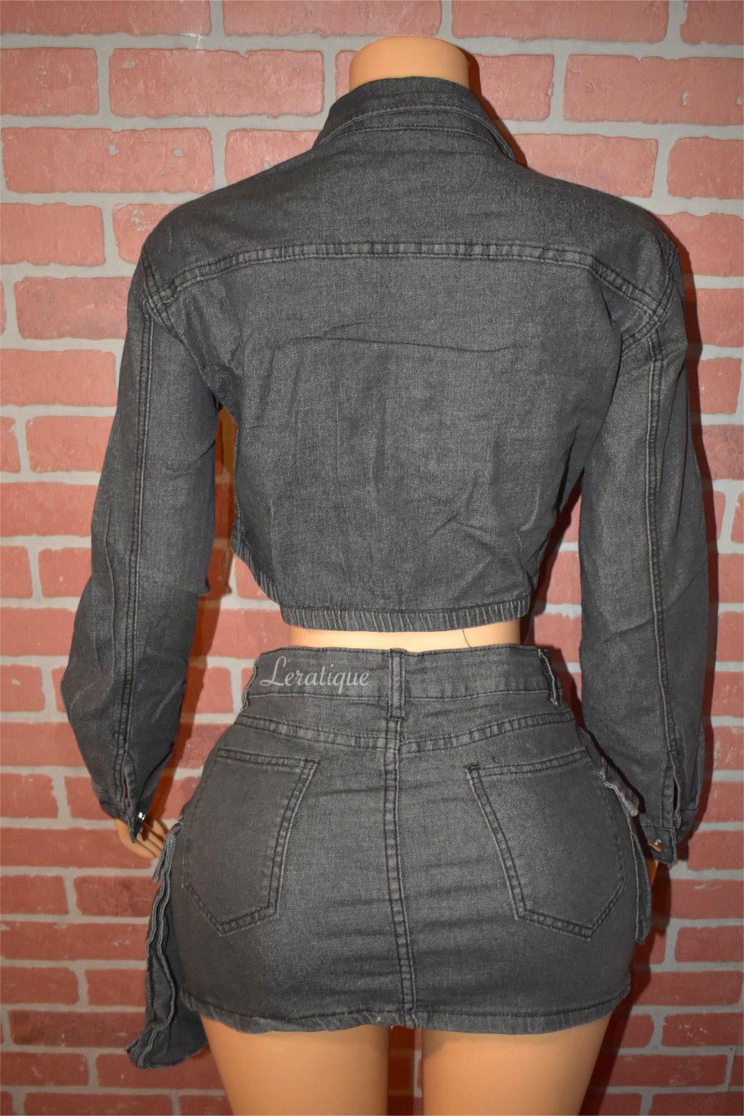 Black Denim Set