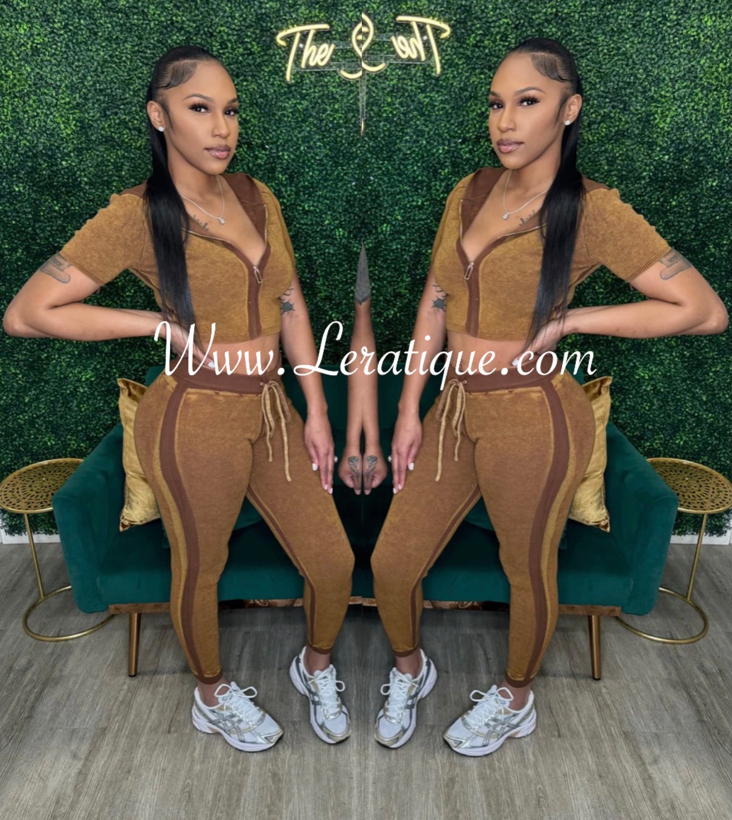 Caramel Jogger Set