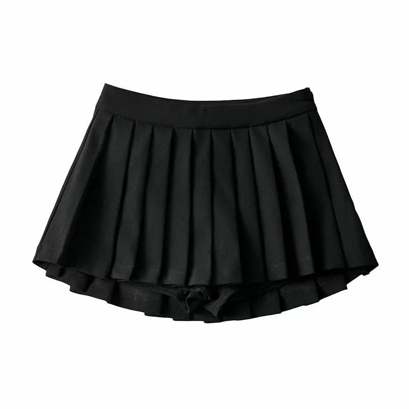 Mini Tennis Skirt (Black)