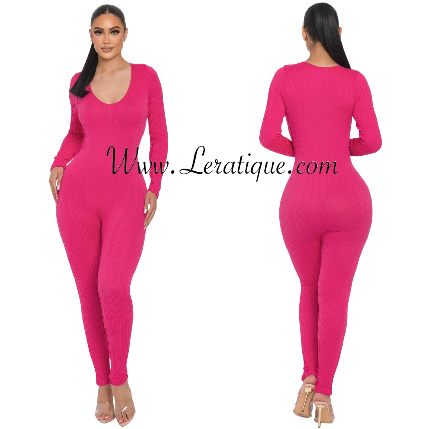 Hot Pink Jumpsuit